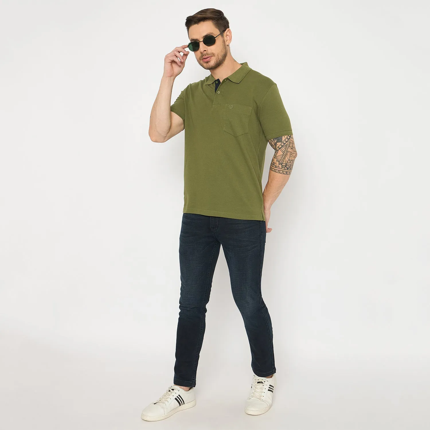 Duke Stardust Men Half Sleeve Cotton T-shirt (ONSD39)