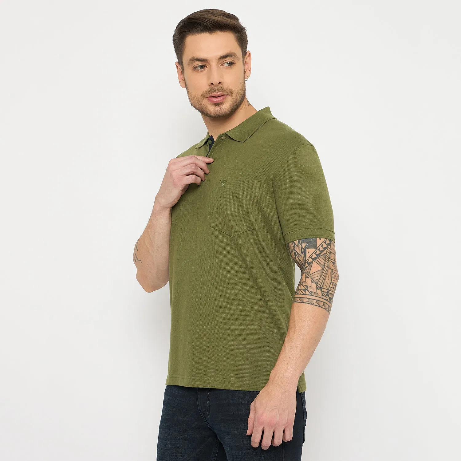 Duke Stardust Men Half Sleeve Cotton T-shirt (ONSD39)