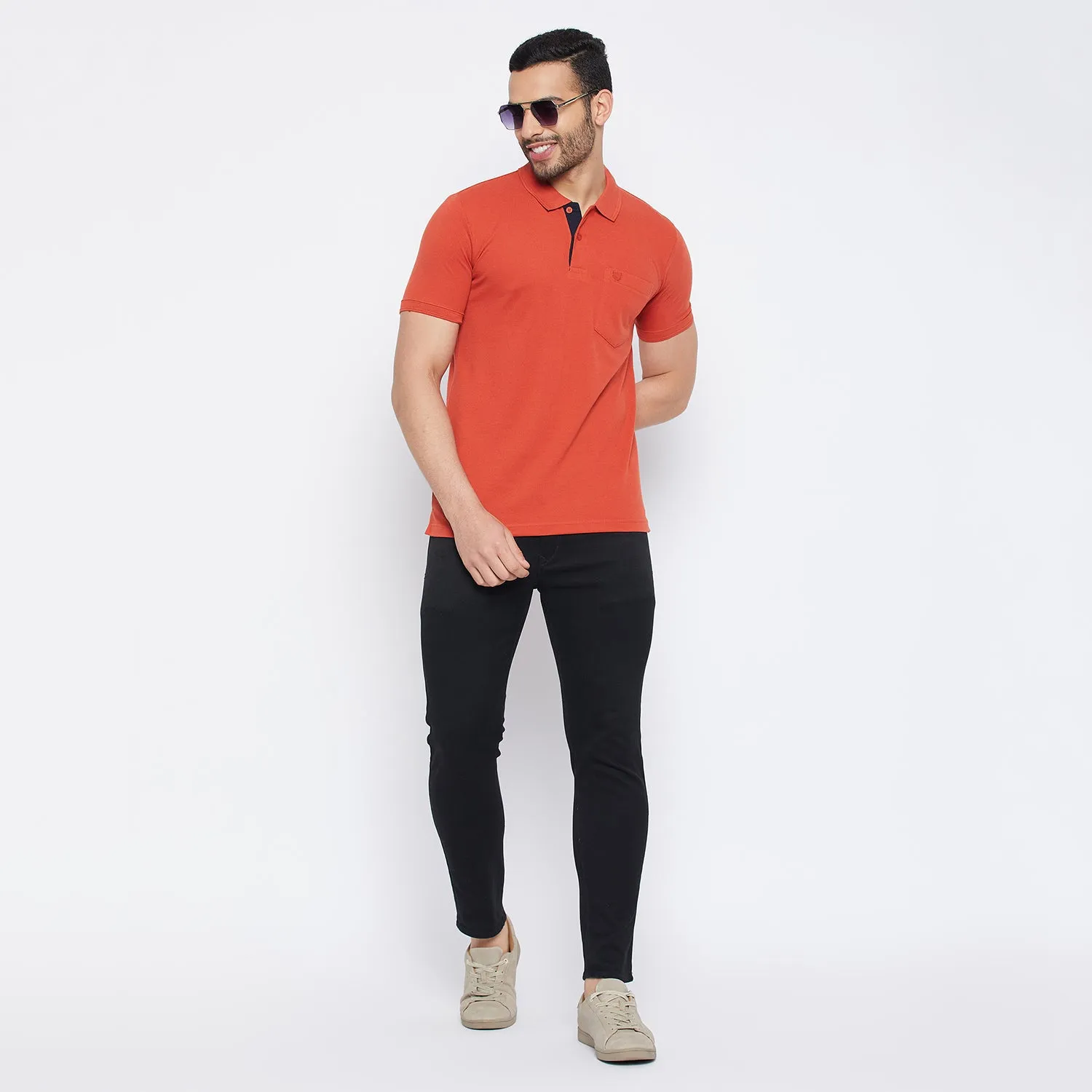 Duke Stardust Men Half Sleeve Cotton T-shirt (ONSD39)