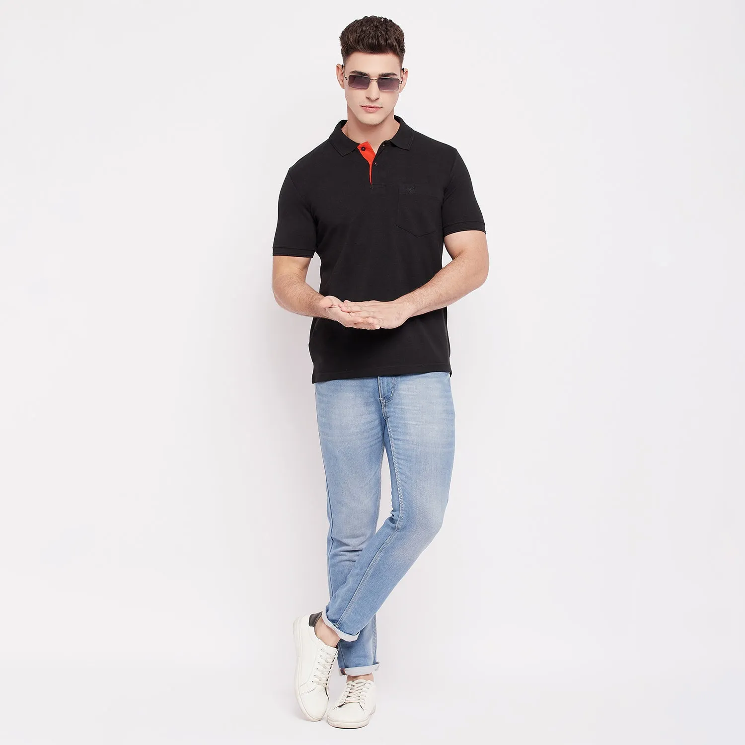 Duke Stardust Men Half Sleeve Cotton T-shirt (ONSD39)