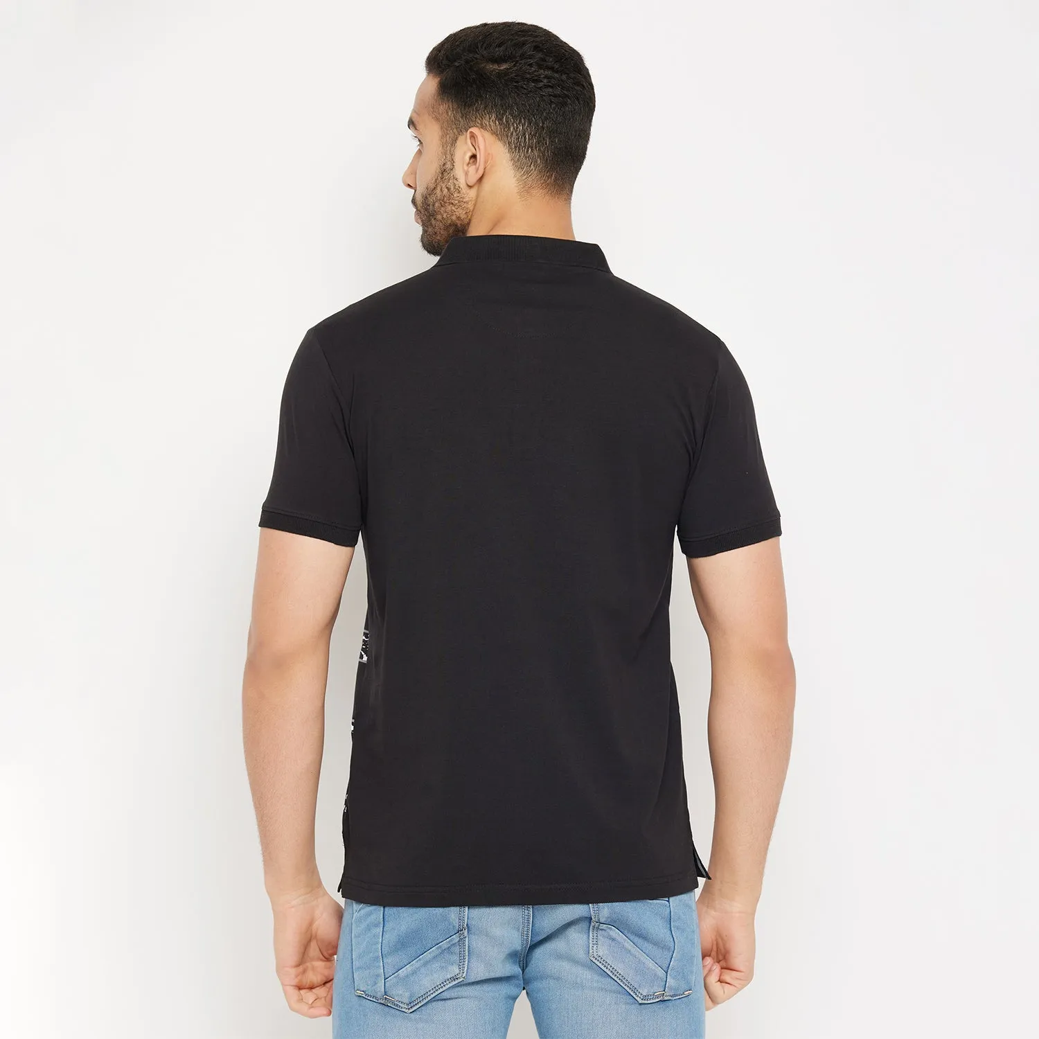 Duke Stardust Men Half Sleeve Polo Neck Cotton T-shirt (4388)