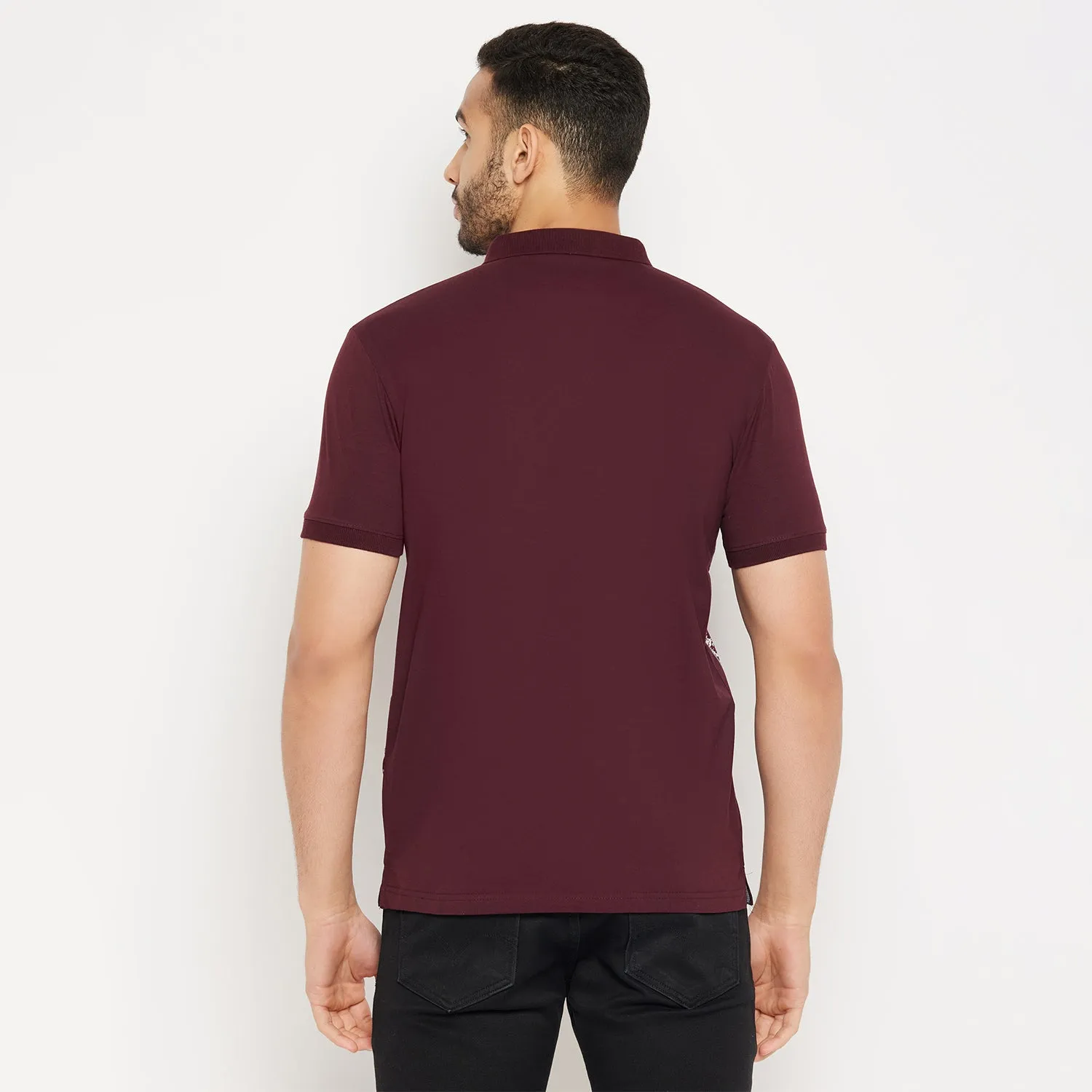 Duke Stardust Men Half Sleeve Polo Neck Cotton T-shirt (4388)