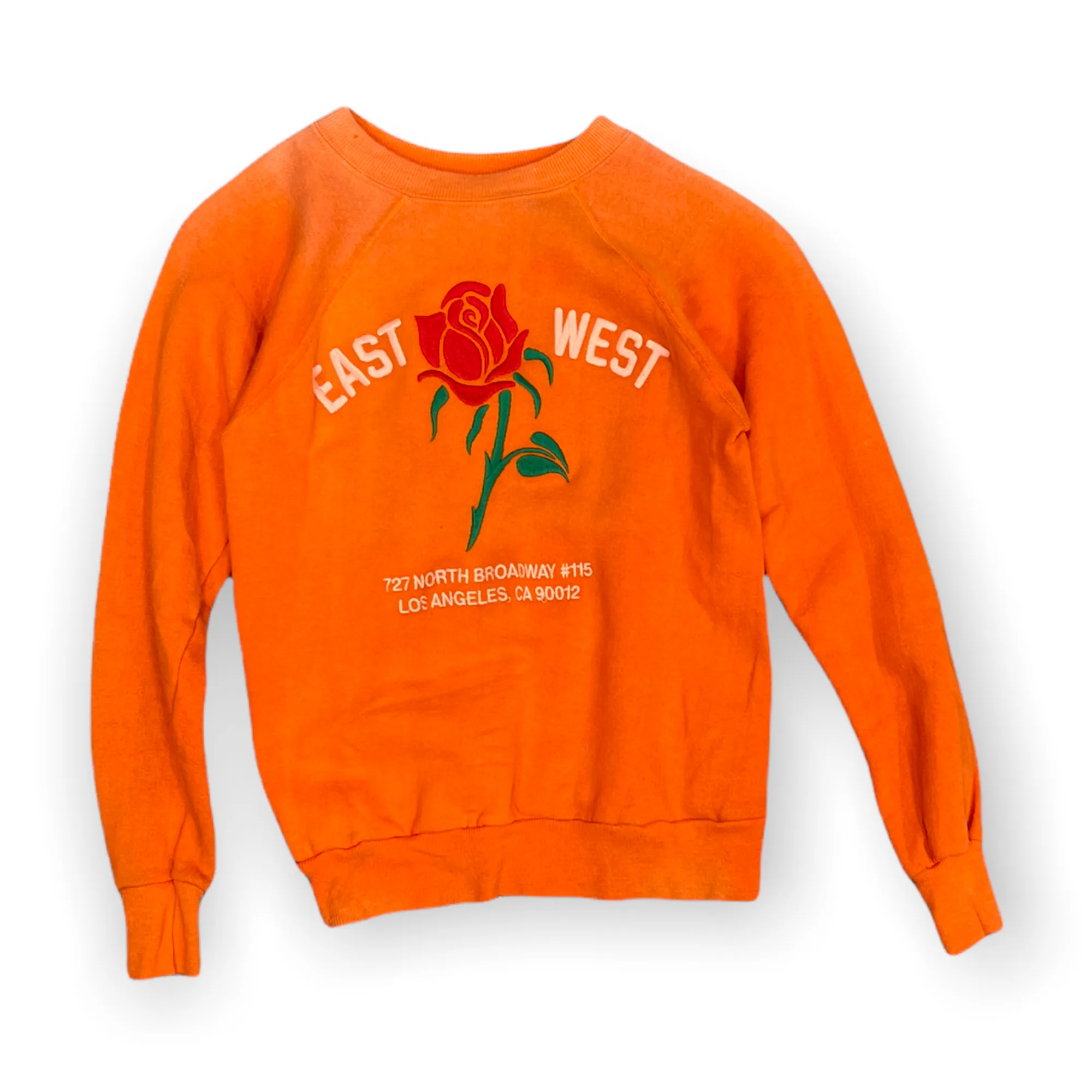 East West Rose Sweatshirt #7 Orange XXS