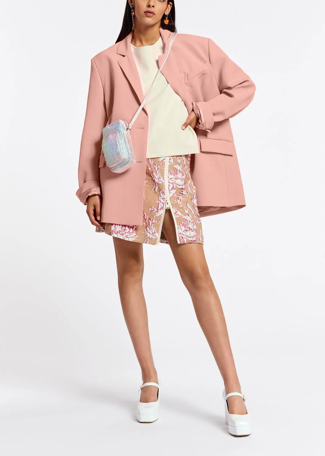 Ecru oversized top