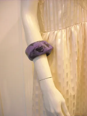 EDGY HANDCRAFTED ANGULAR WOOD PURPLE