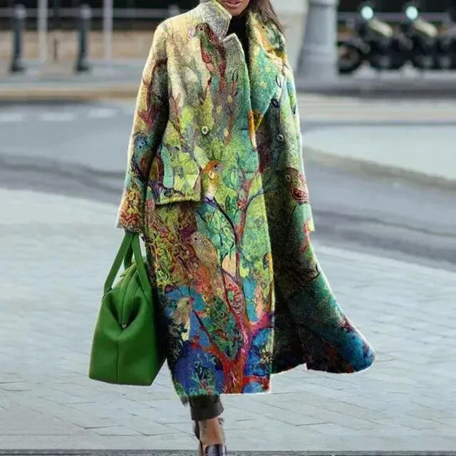 Elegant Heidi-style long coat