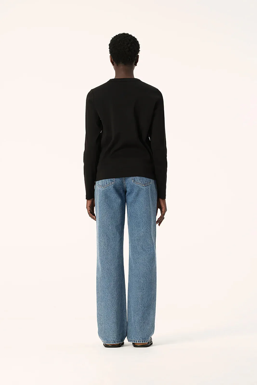 Elka Collective Zoe Long Sleeve Tee - Black
