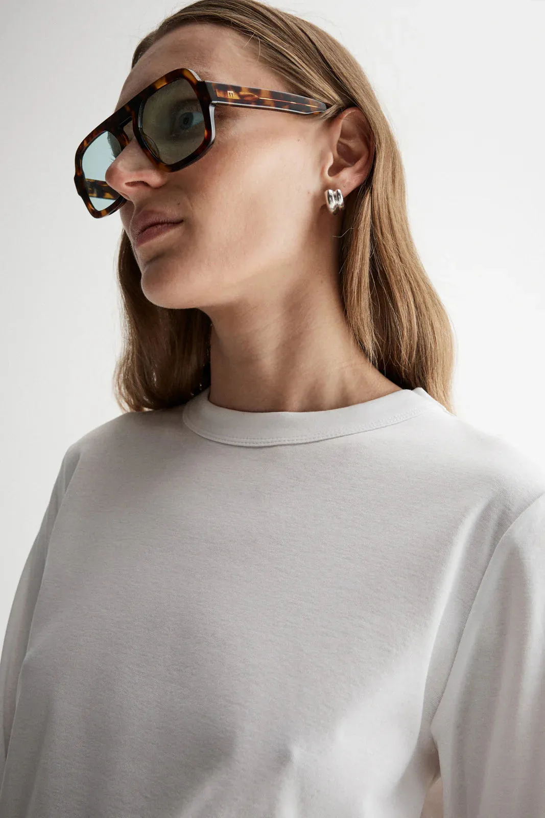 Elka Collective Zoe Long Sleeve Tee - White