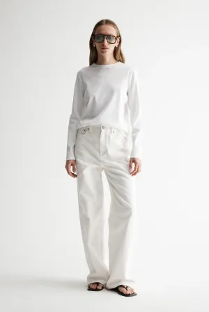 Elka Collective Zoe Long Sleeve Tee - White