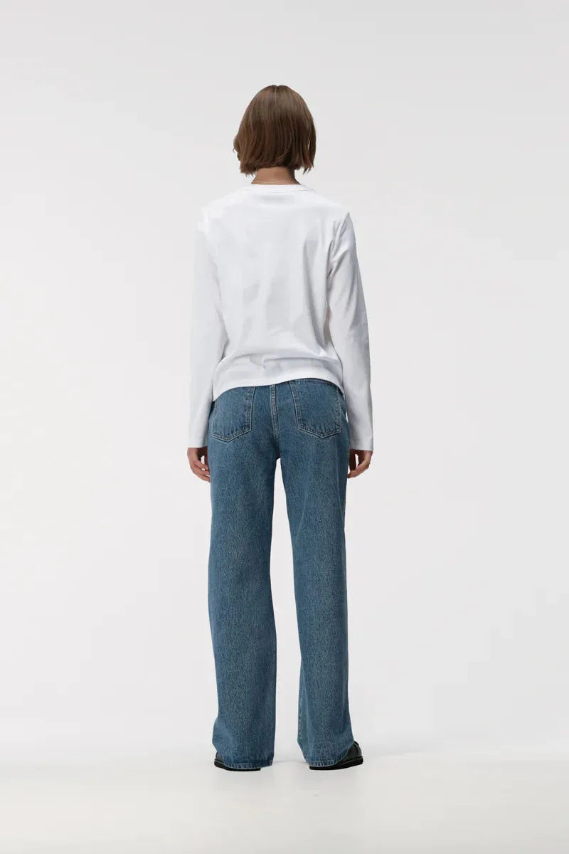 Elka Collective Zoe Long Sleeve Tee - White