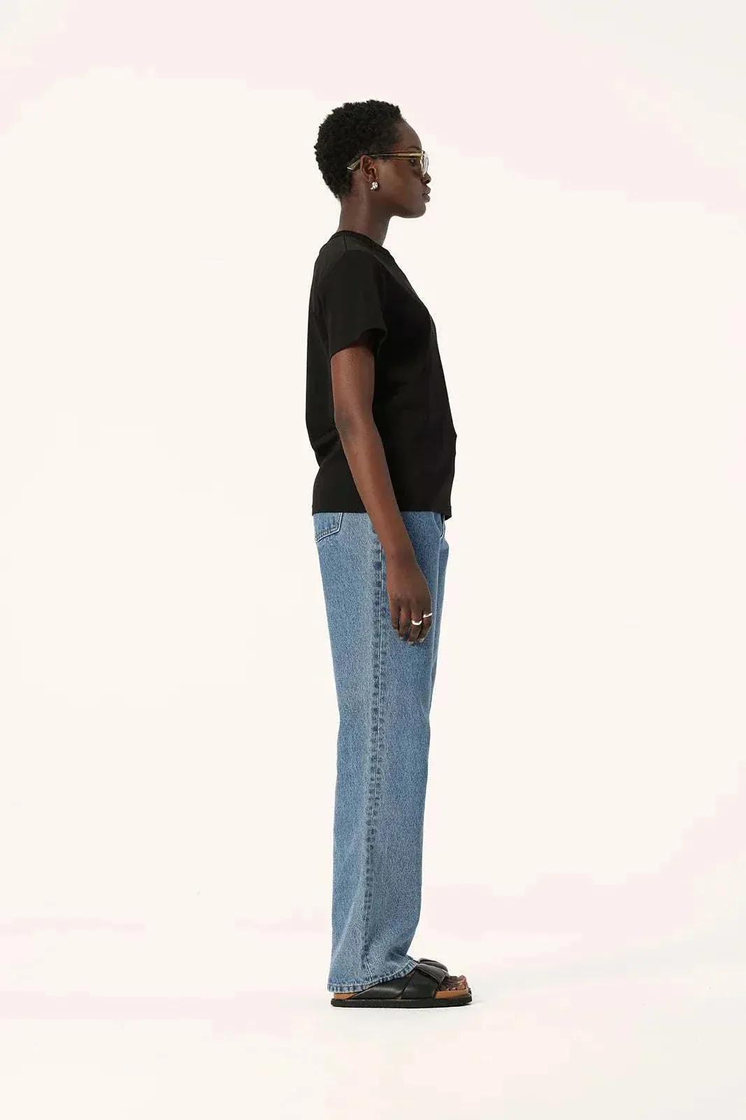 Elka Collective Zoe Tee Black