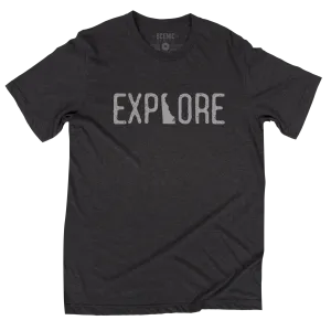 Explore Delaware Tee | Unisex | Dark Grey Heather