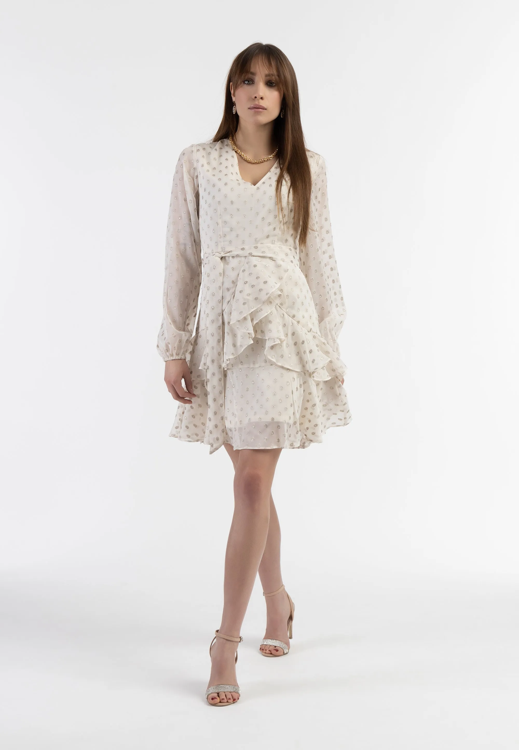 faina Women's Dress With Embroidery