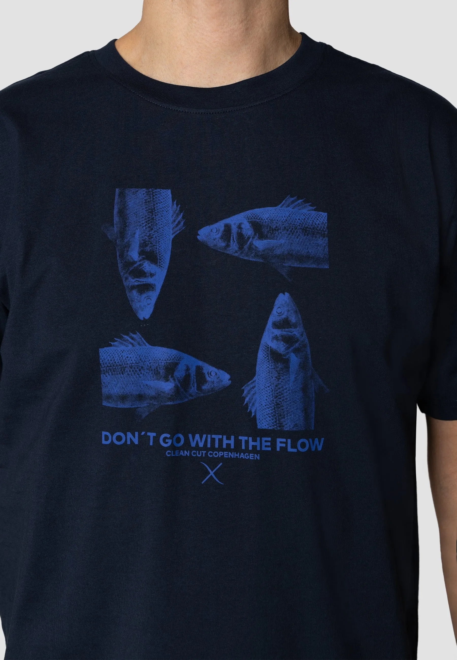Fish t-shirt - Navy