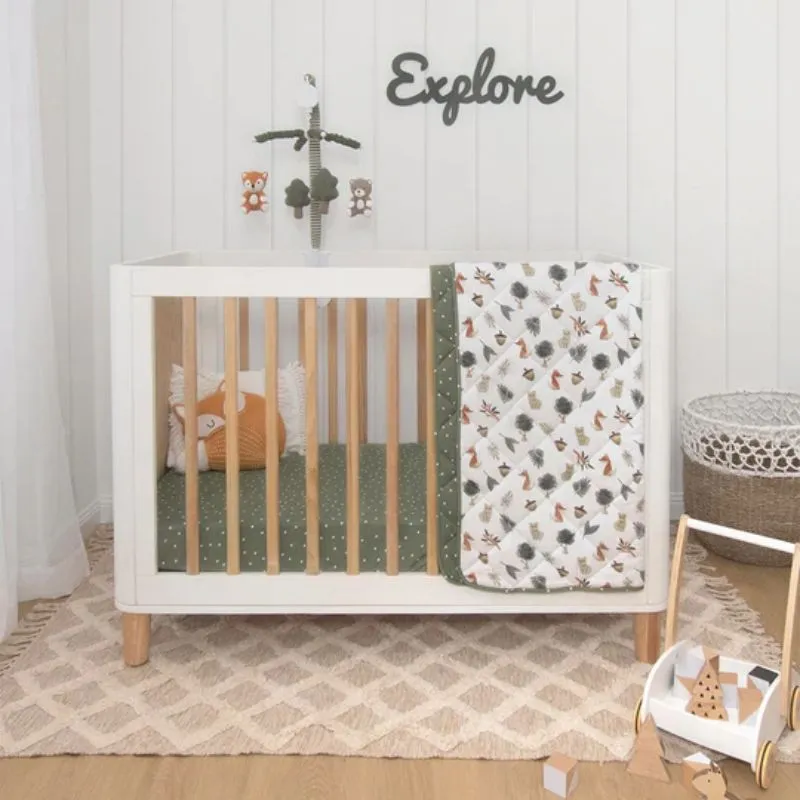 Fitted Cotton Crib Sheet