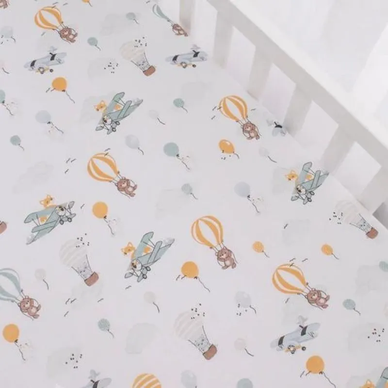Fitted Cotton Crib Sheet
