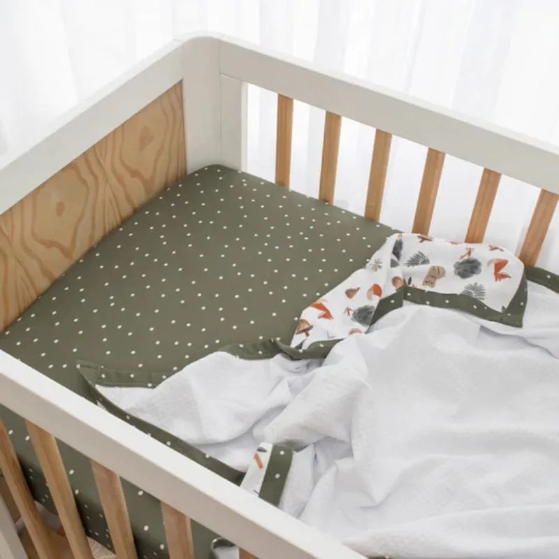 Fitted Cotton Crib Sheet
