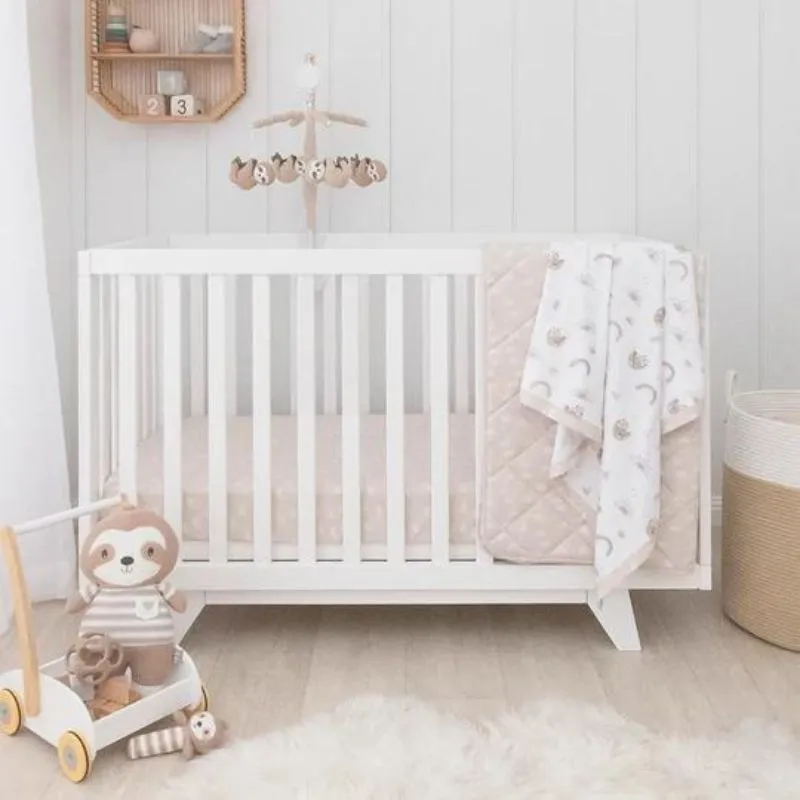 Fitted Cotton Crib Sheet