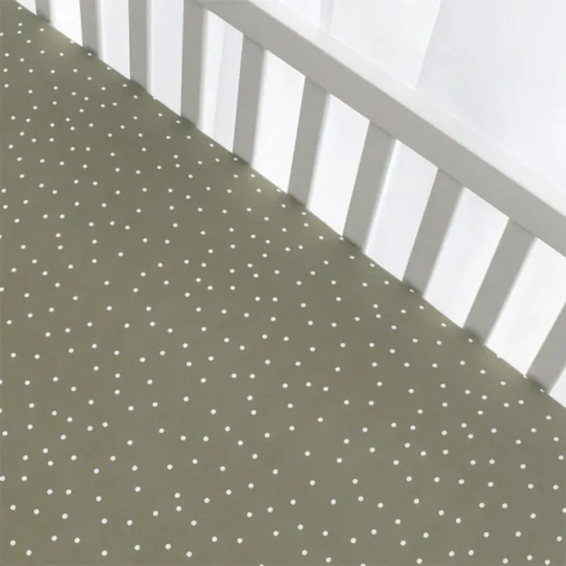 Fitted Cotton Crib Sheet