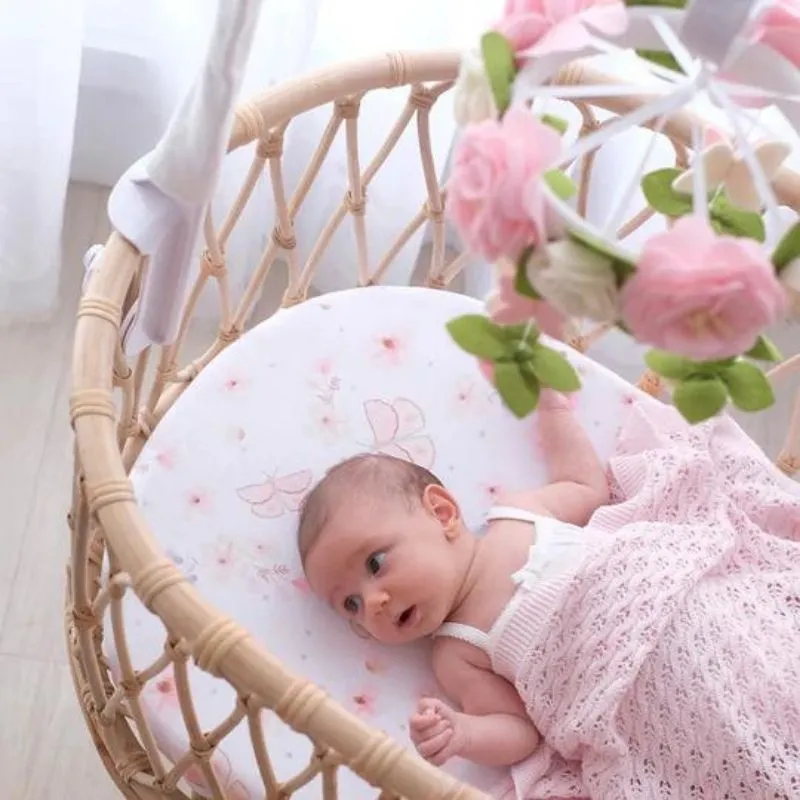 Fitted Cotton Crib Sheet