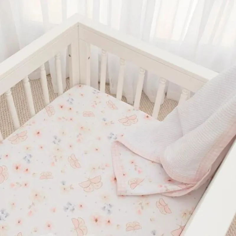 Fitted Cotton Crib Sheet