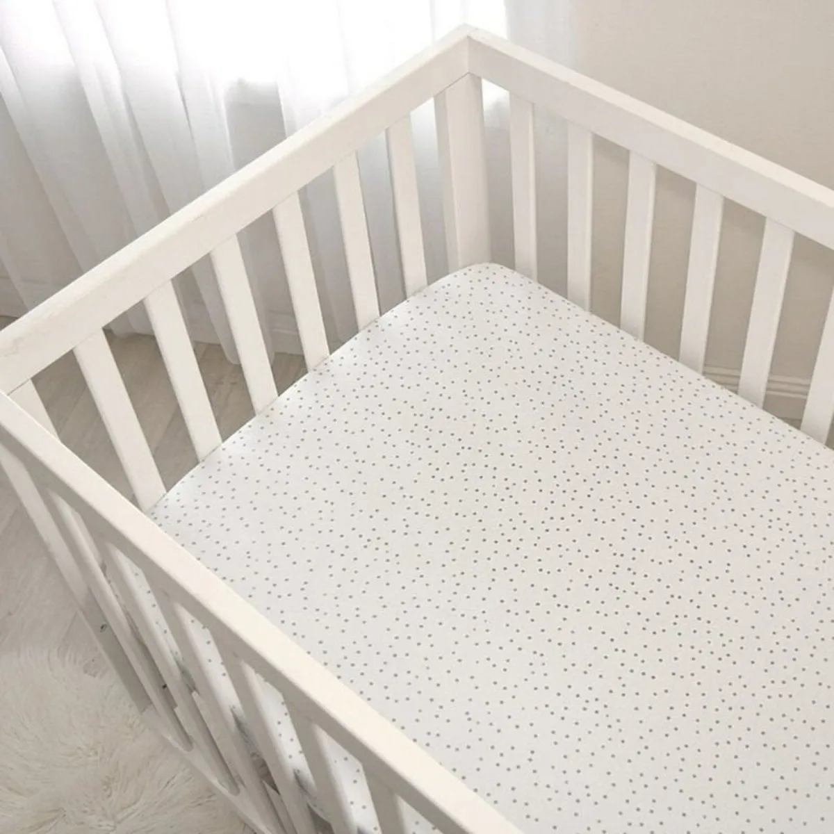Fitted Cotton Crib Sheet