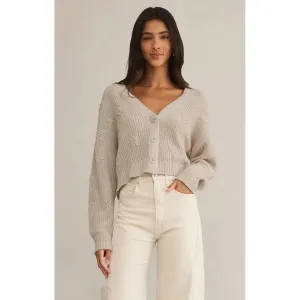 FLEUR CARDIGAN IN PARCHMENT