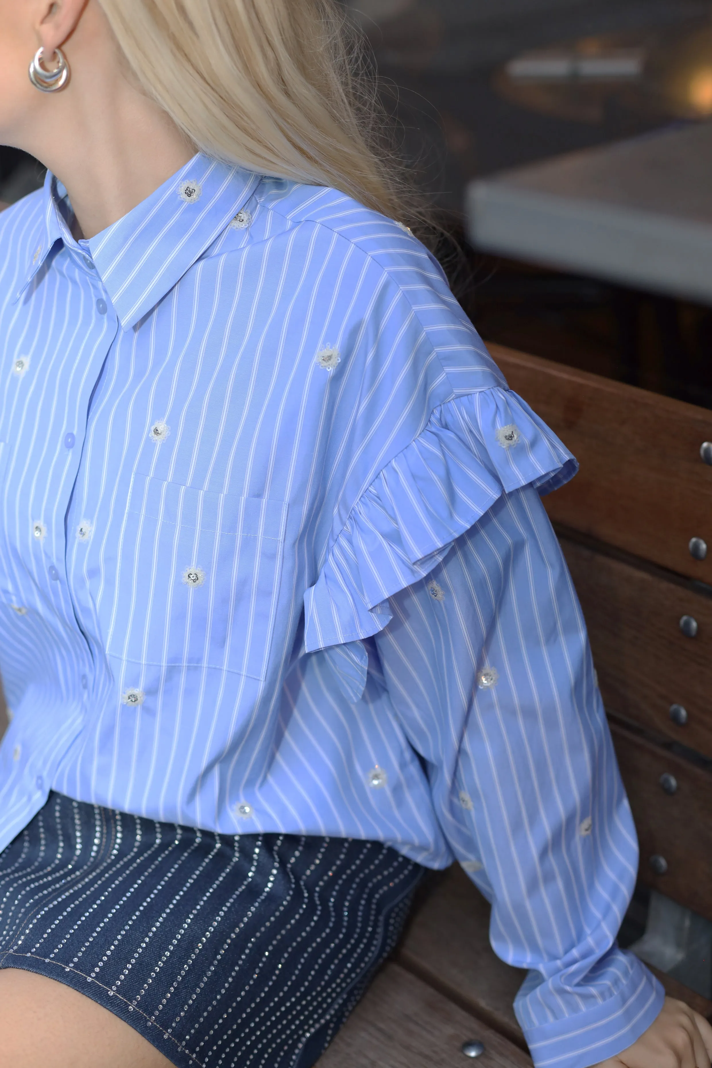 Flocras Shirt - Blue Stripe