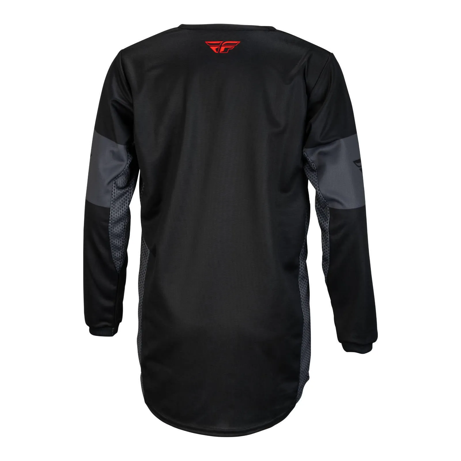 Fly Racing 2023 Kinetic Khaos Youth Jersey - Black / Red / Grey
