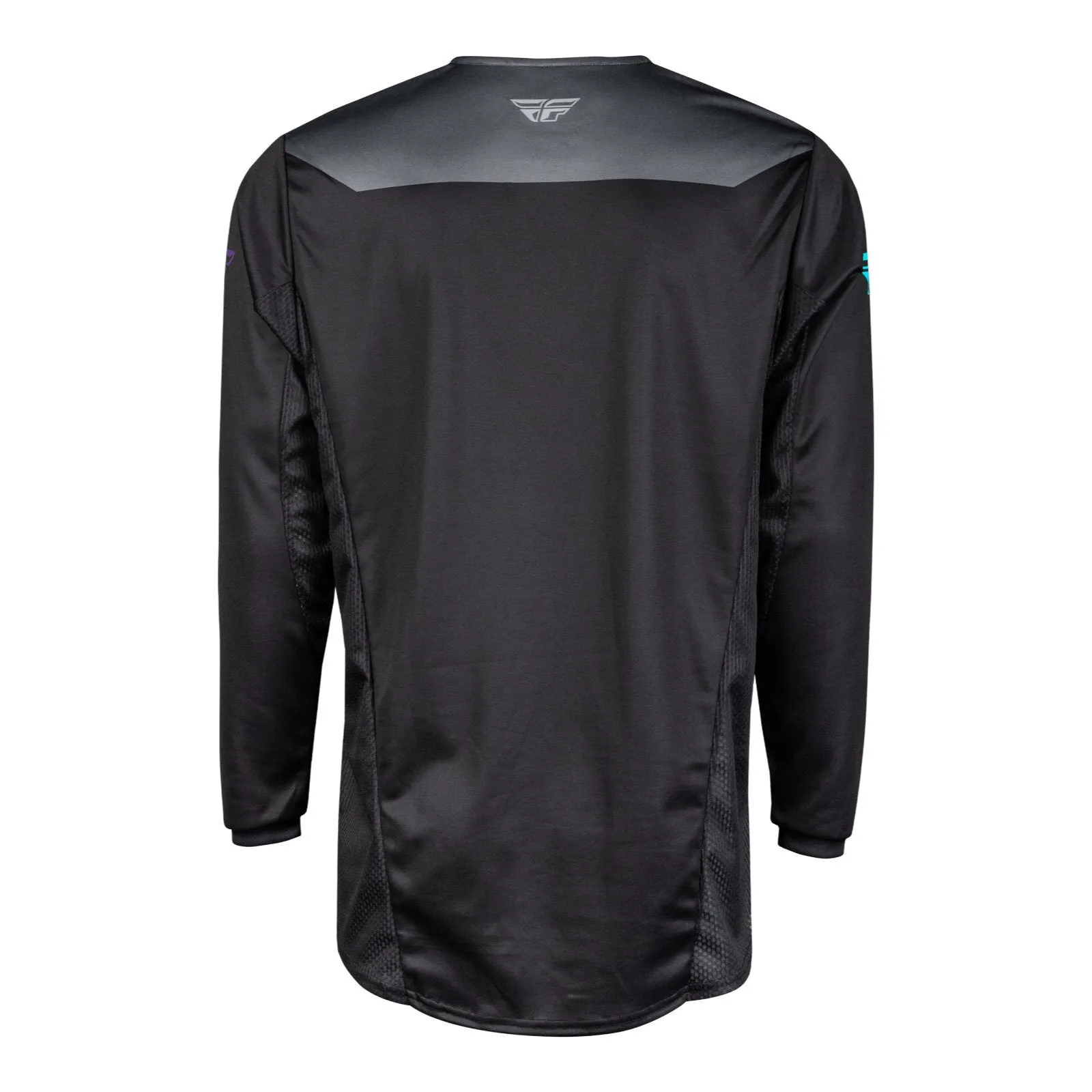 Fly Racing 2024 Kinetic Reload Jersey - Charcoal / Black / Blue Iridium