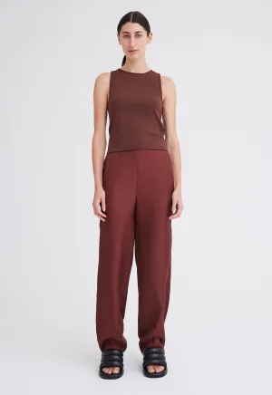 Foster Ribbed Cotton Tank - Bronzer