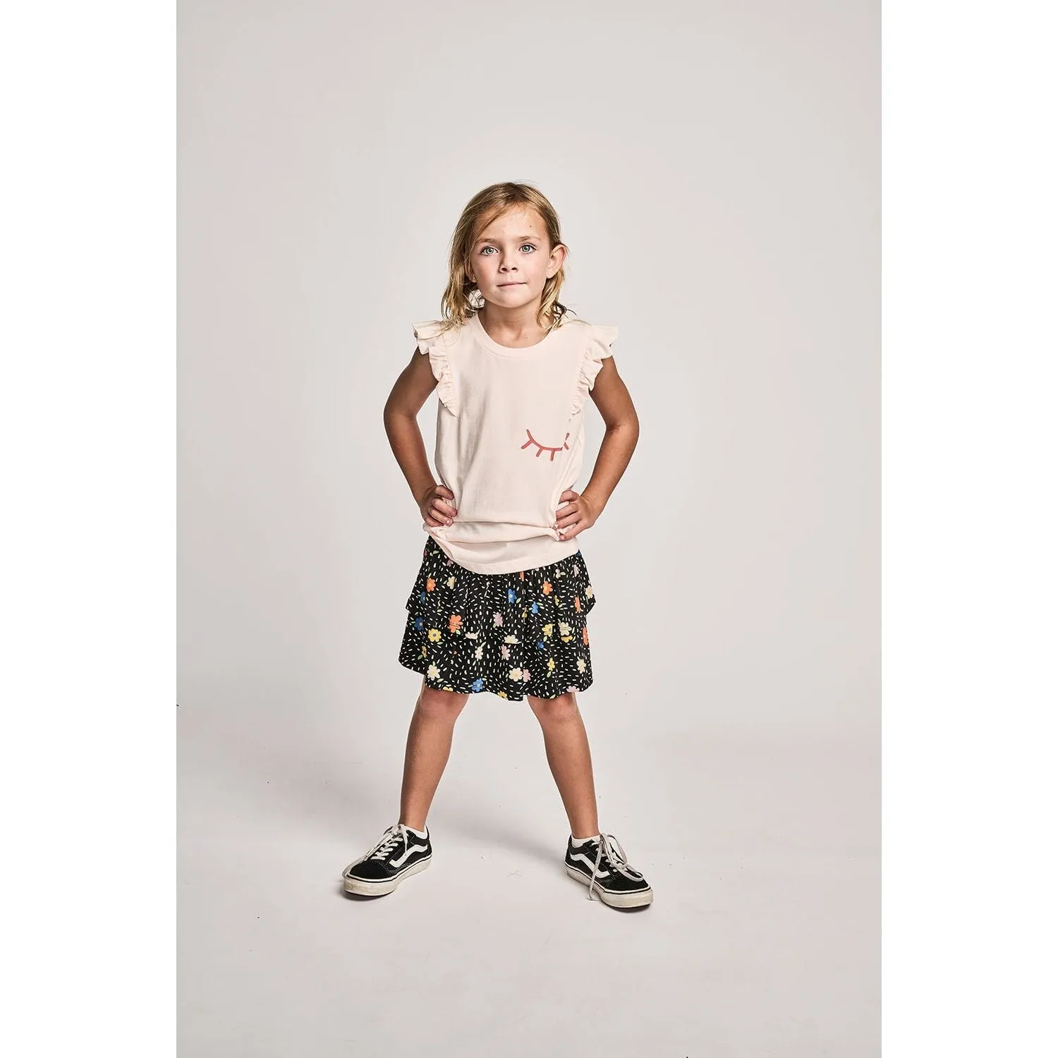 Frill Tide Tank - Pearl