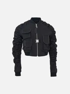 Function Multi Pockets Folds Jacket