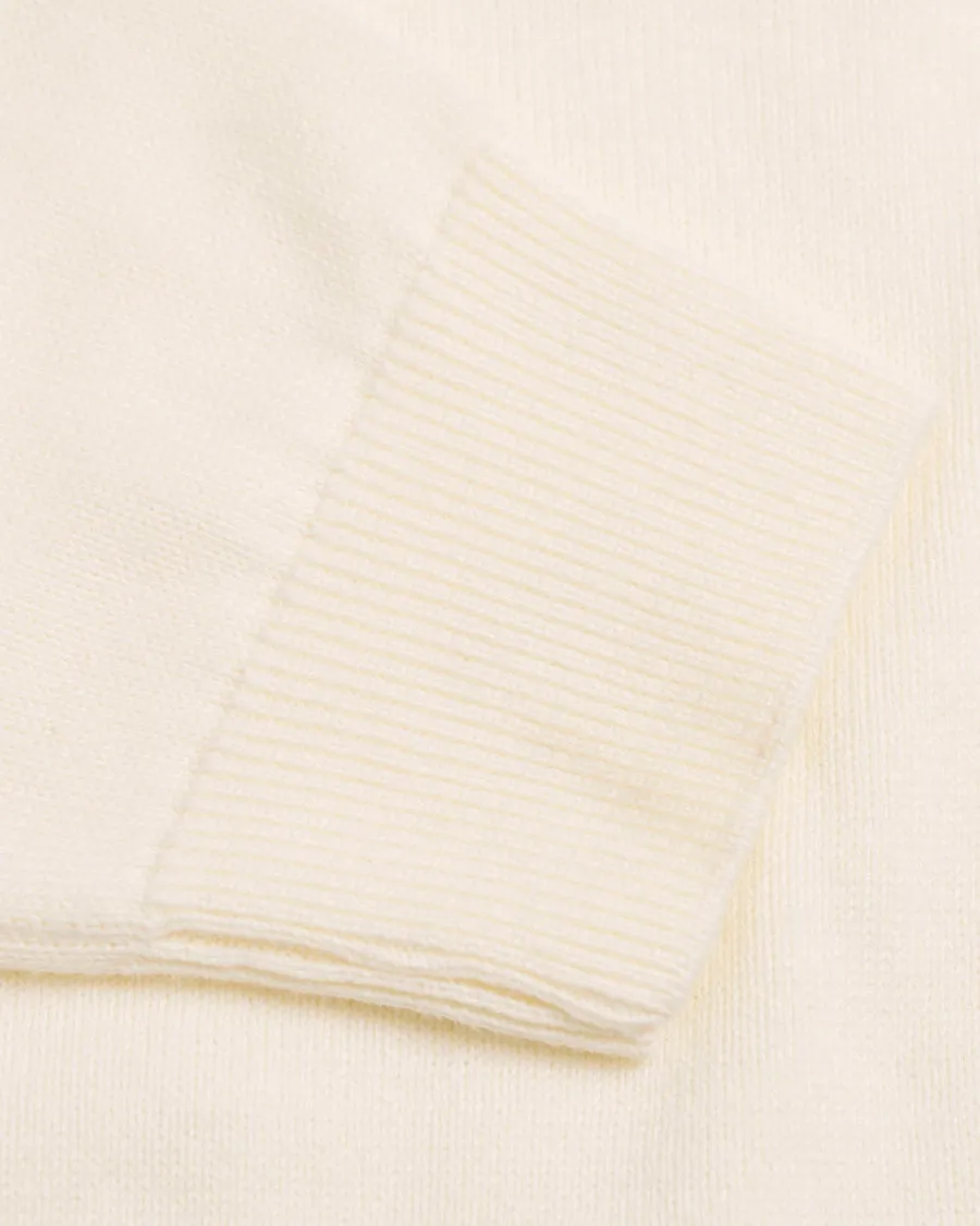 GANT Men's Cream O1 Terry Logo Crew 8000014 Size Medium $160 NWT