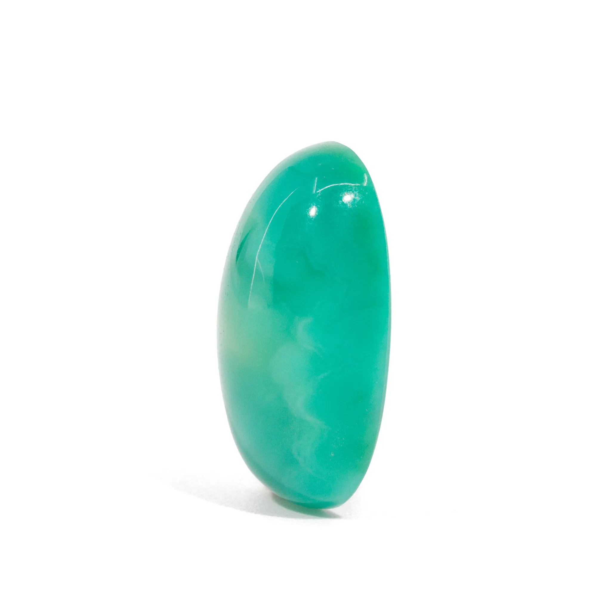Gem Silica 18.63mm 8.47 Carat Gem Crystal Cabochon