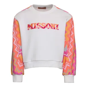 Girls Pink Logo Sweatshirt