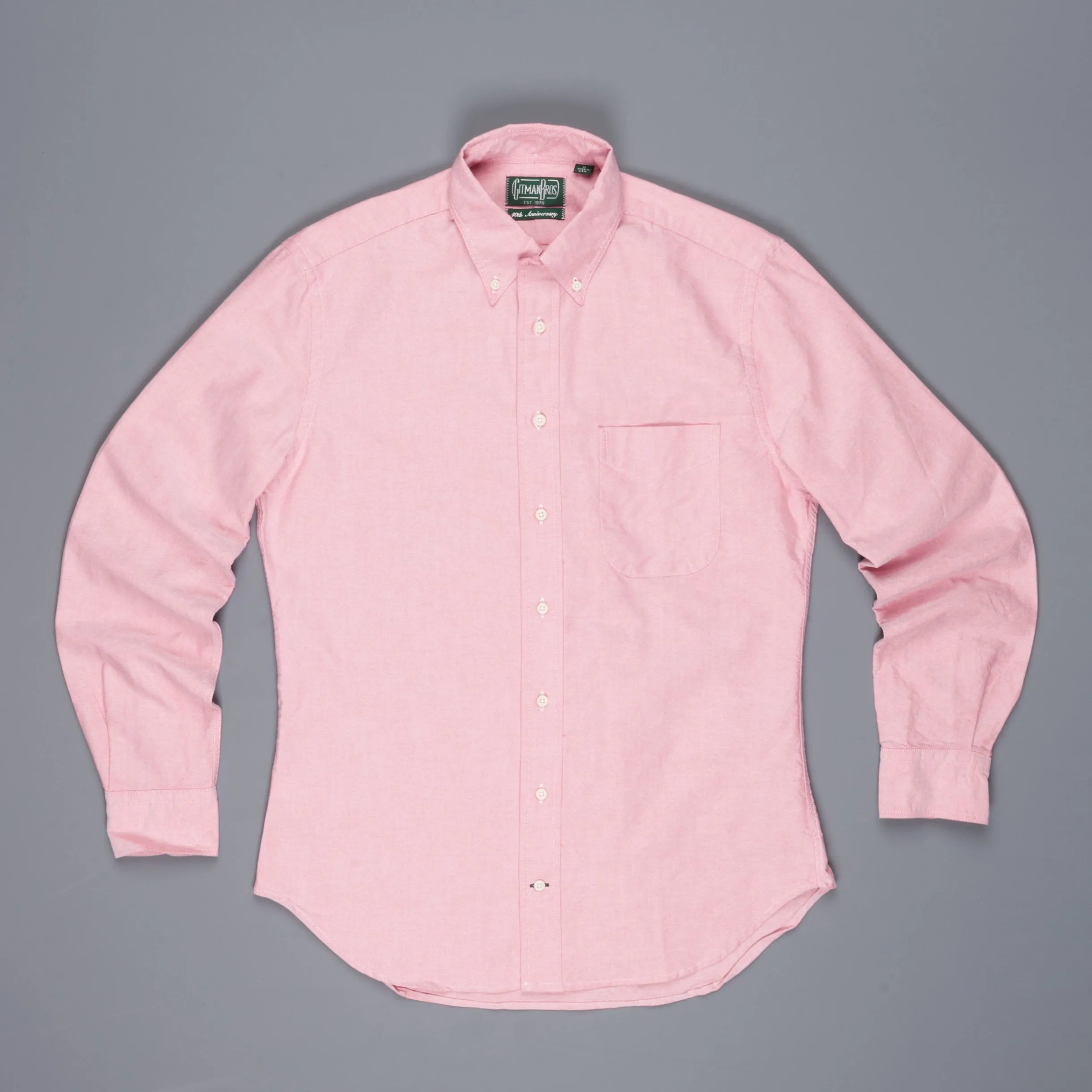 Gitman Vintage oxford button down shirt old pink