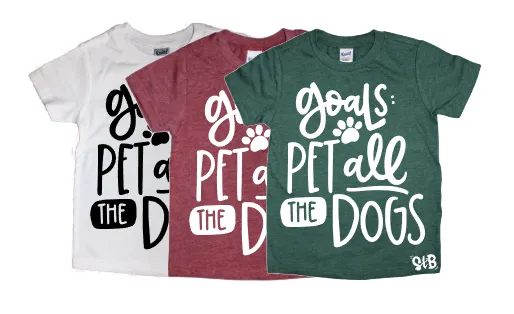 Goal: Pet all the DOGS