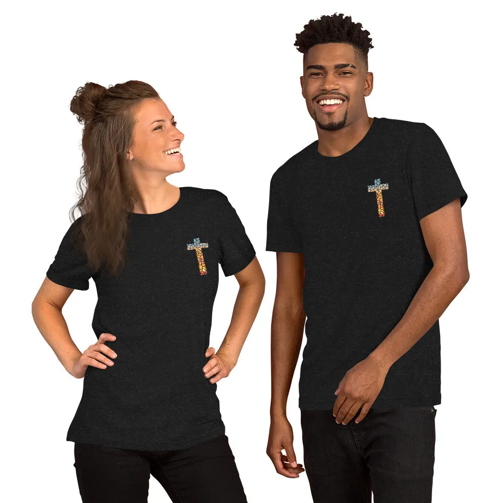 God turns broken pieces into masterpieces - Christian tshirt