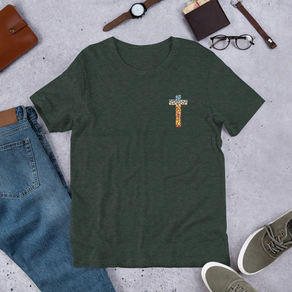 God turns broken pieces into masterpieces - Christian tshirt
