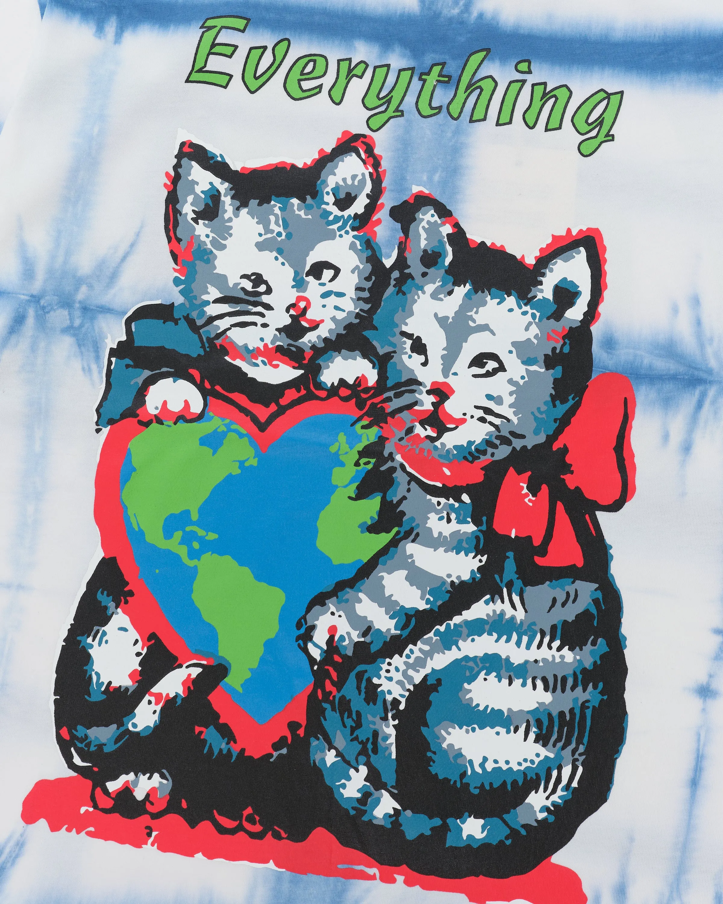 Grateful Tee SS - Indigo Kitten Courage