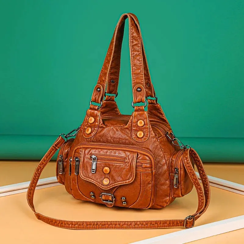 Guadalupe® | Stylish shoulder bag made from soft vegan leather