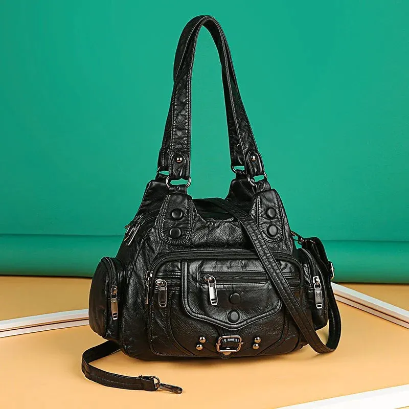 Guadalupe® | Stylish shoulder bag made from soft vegan leather