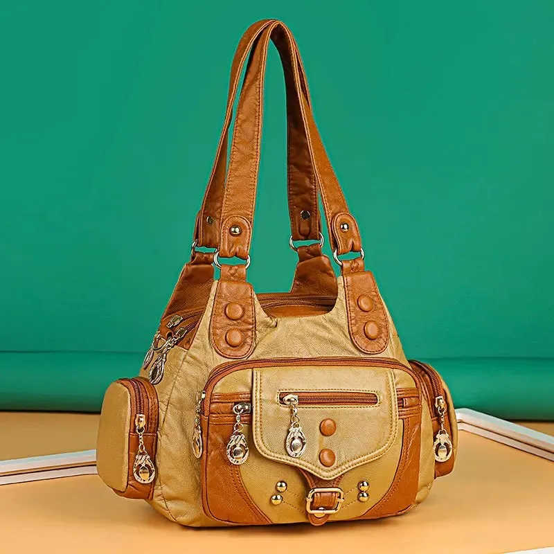 Guadalupe® | Stylish shoulder bag made from soft vegan leather