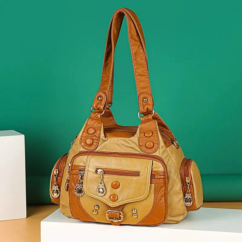 Guadalupe® | Stylish shoulder bag made from soft vegan leather