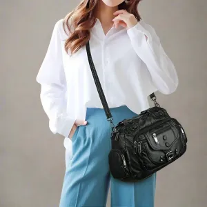 Guadalupe® | Stylish shoulder bag made from soft vegan leather
