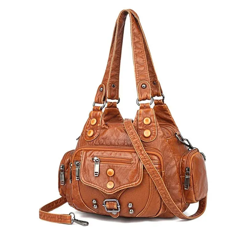 Guadalupe® | Stylish shoulder bag made from soft vegan leather
