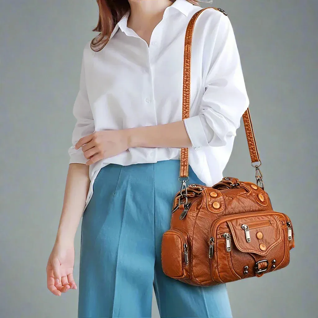 Guadalupe® | Stylish shoulder bag made from soft vegan leather
