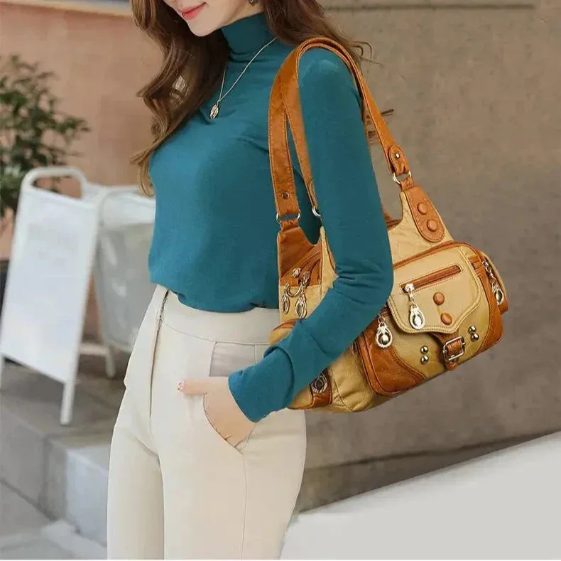Guadalupe® | Stylish shoulder bag made from soft vegan leather