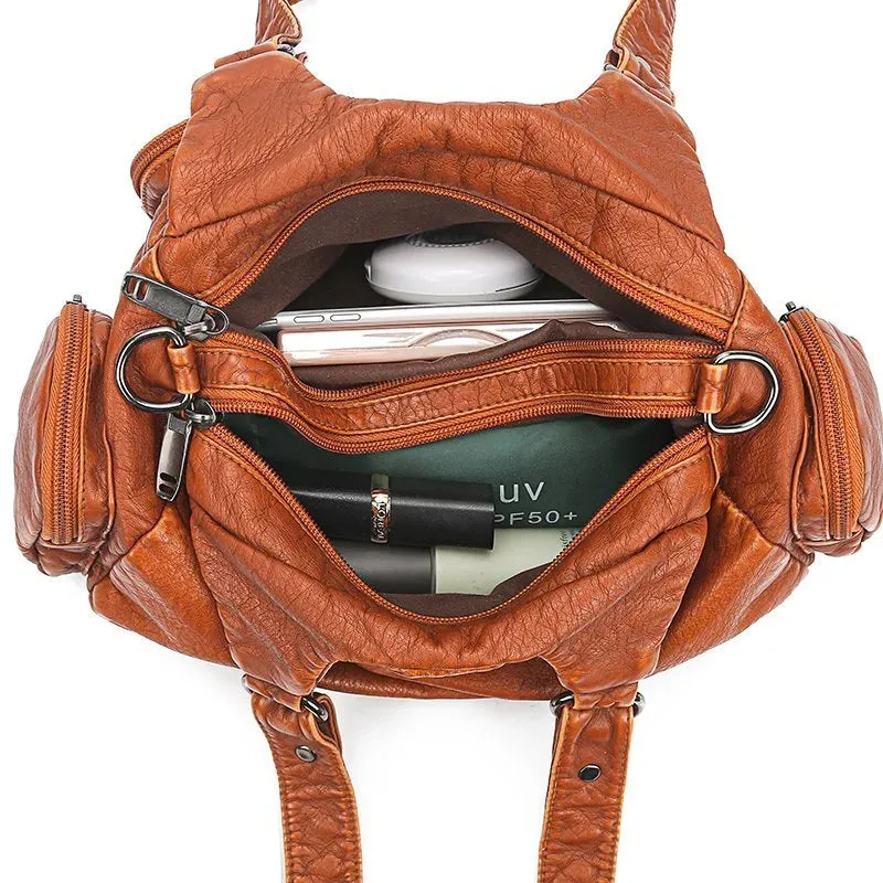 Guadalupe® | Stylish shoulder bag made from soft vegan leather